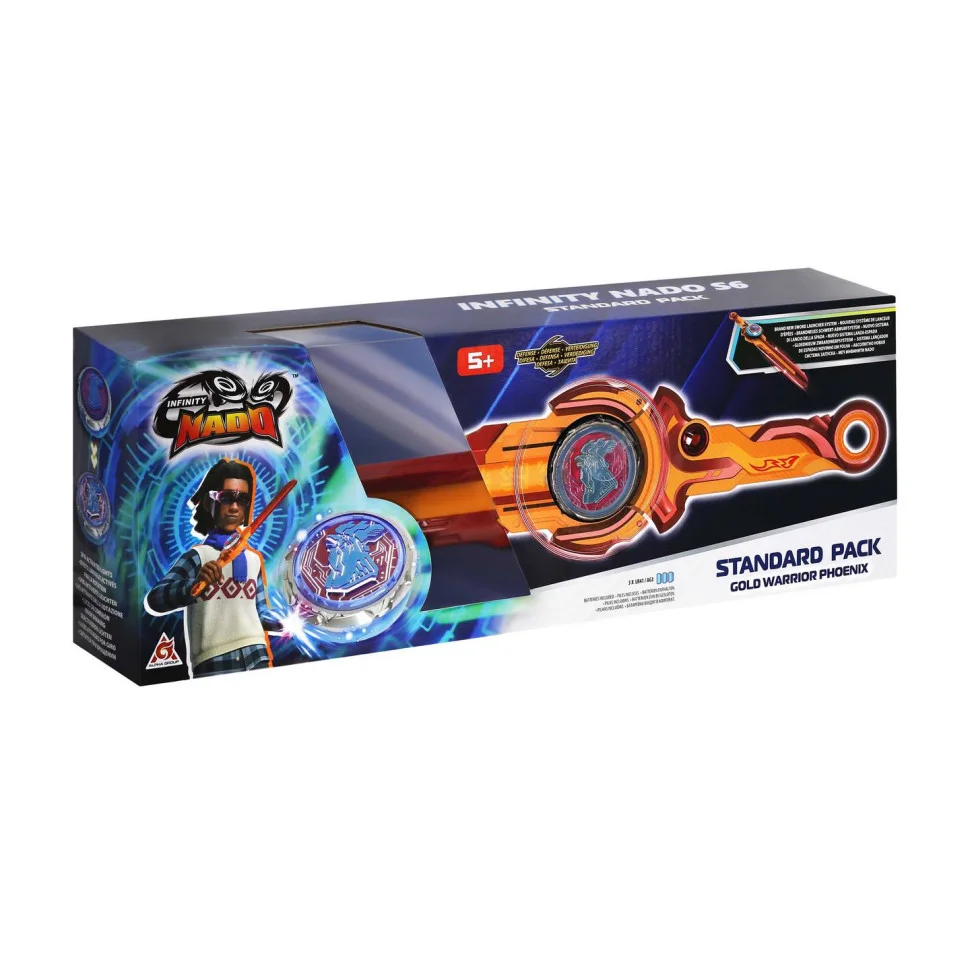 Дзиґа Infinity Nado EU654123 VI серія Standard Pack Gold Warrior Phoenix Золотий Воїн Фенікс