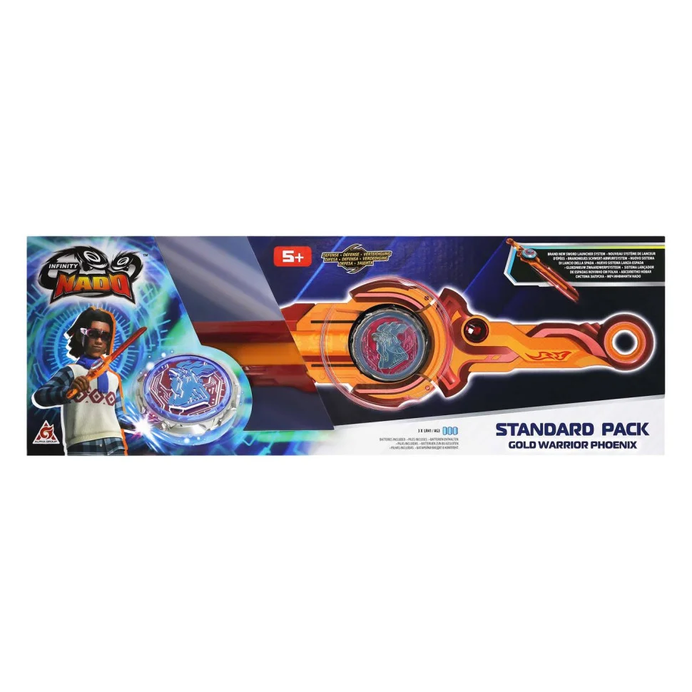 Дзиґа Infinity Nado EU654123 VI серія Standard Pack Gold Warrior Phoenix Золотий Воїн Фенікс