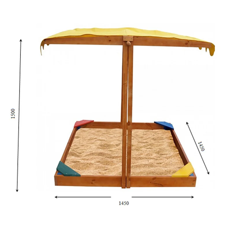 Детская песочница-21 Sahara SportBaby 145х145 см