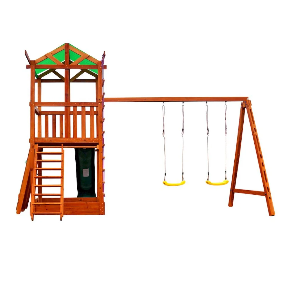 Ігровий комплекс для дітей SportBaby Babyland-4 з гіркою скелелазкою