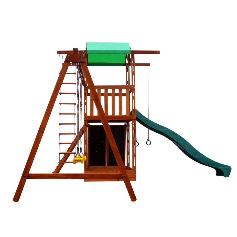 Ігровий комплекс для дітей SportBaby Babyland-4 з гіркою скелелазкою