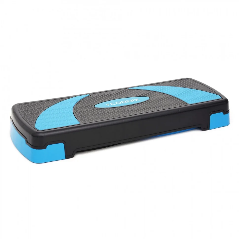 Степ-платформа 3-ступенева Cornix XR-0186, 78 х 29 х 10-20 см, Black/Blue