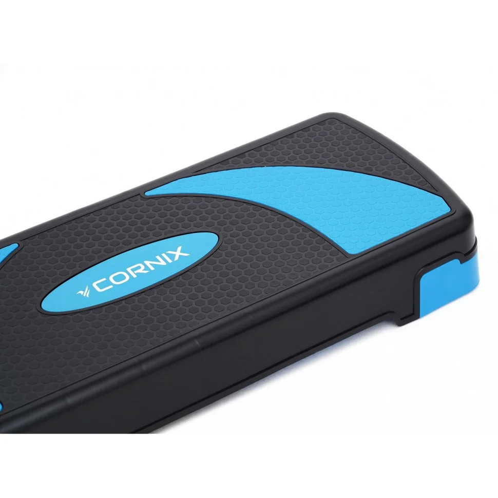 Степ-платформа 3-ступенева Cornix XR-0186, 78 х 29 х 10-20 см, Black/Blue