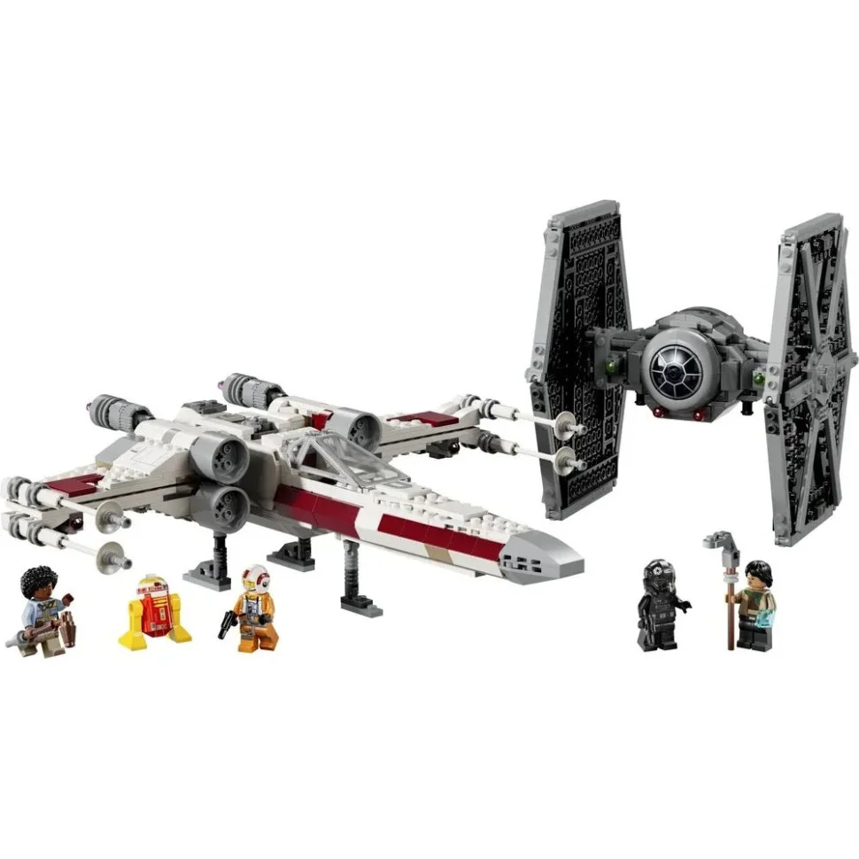 Конструктор LEGO Star Wars Збірний пакет Винищувач TIE та Корабель X-wing 75393, 1063 деталі 