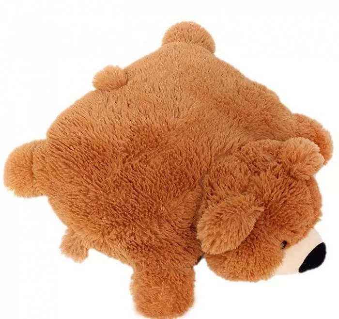 М'яка іграшка-подушка Alina Toys ведмедик 55 см коричневий 5784760ALN