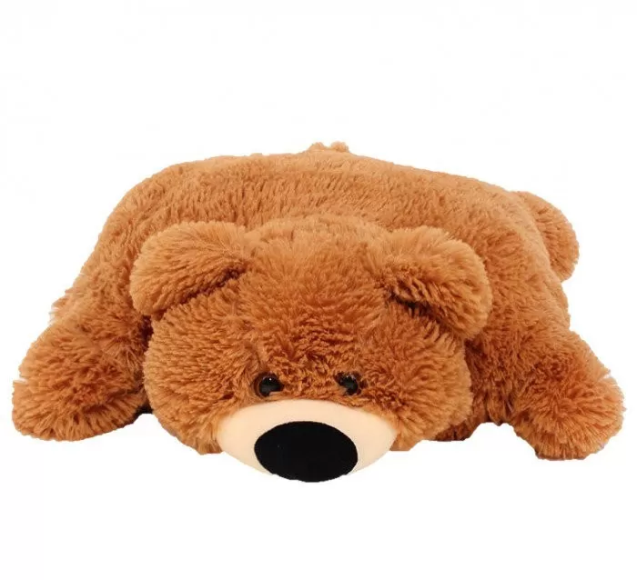 М'яка іграшка-подушка Alina Toys ведмедик 55 см коричневий 5784760ALN