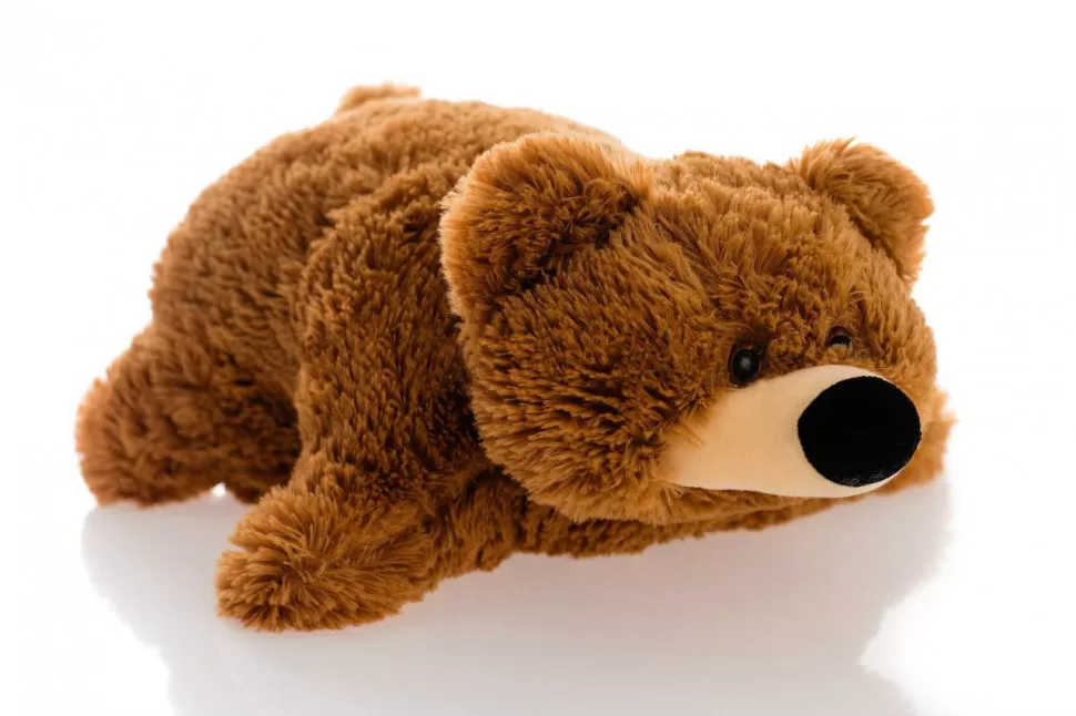 М'яка іграшка-подушка Alina Toys ведмедик 55 см коричневий 5784760ALN