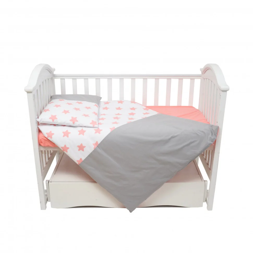 Сменная детская постель Eco Stars Twins 3090-TS-15, 3 элемента
