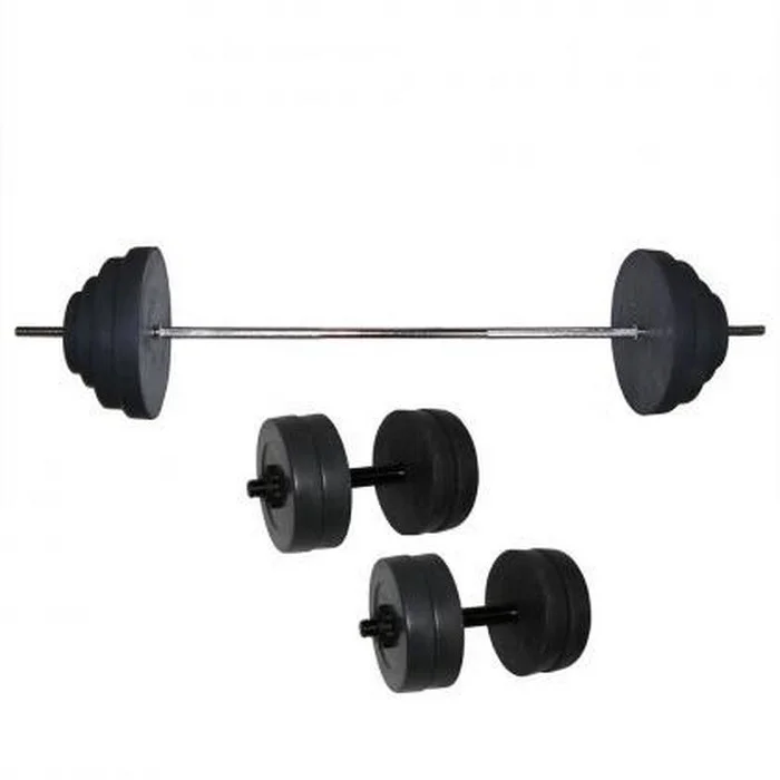 Штанга наборная Rock Newt NE-KS-180-192, 92 кг + две гантели Rock по 10 кг