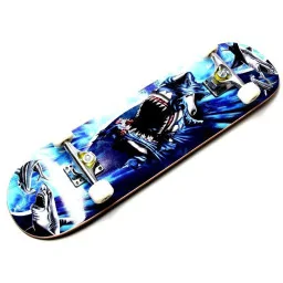 Скейт Дитячий PRINT "Cool Shark" Bambi SD01 дерев