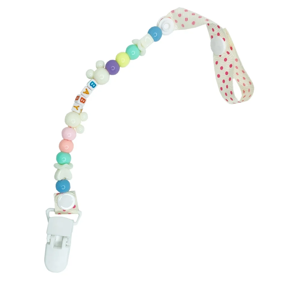 Тримач для пустушки Baby Mega Zayka MGZ-0503(White) 34 см
