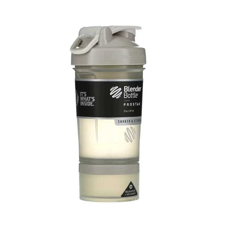 Шейкер спортивний ProStak BlenderBottle PS 22oz Grey, з 2-ма контейнерами, 650 ml