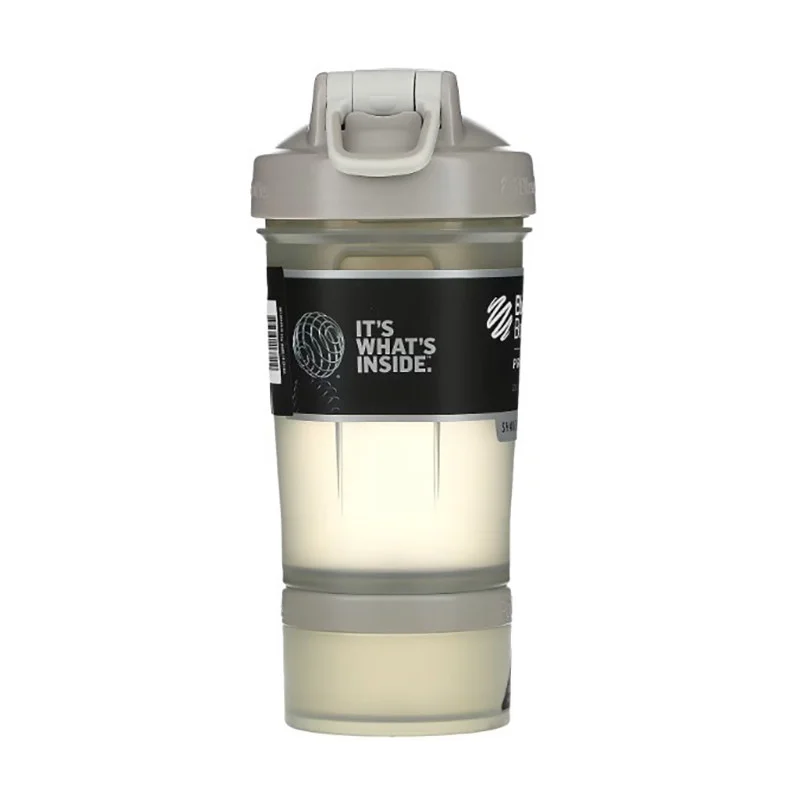 Шейкер спортивний ProStak BlenderBottle PS 22oz Grey, з 2-ма контейнерами, 650 ml