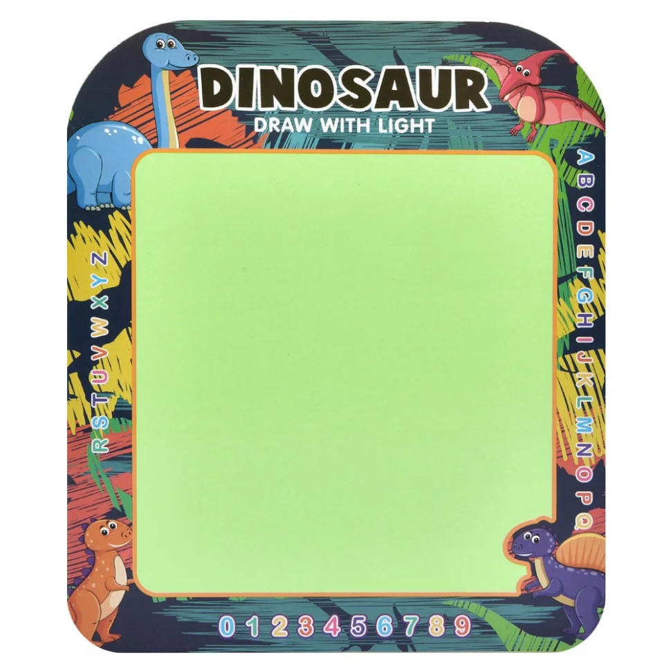 Дощечка для рисования светом Bambi CQ150-4-5(Dinosaur) маркера 4 шт