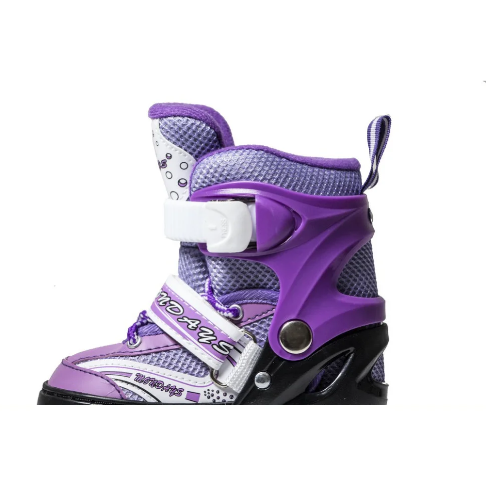 Детские раздвижные ролики Happy Bambi 3521526 Violet, размер 27-30