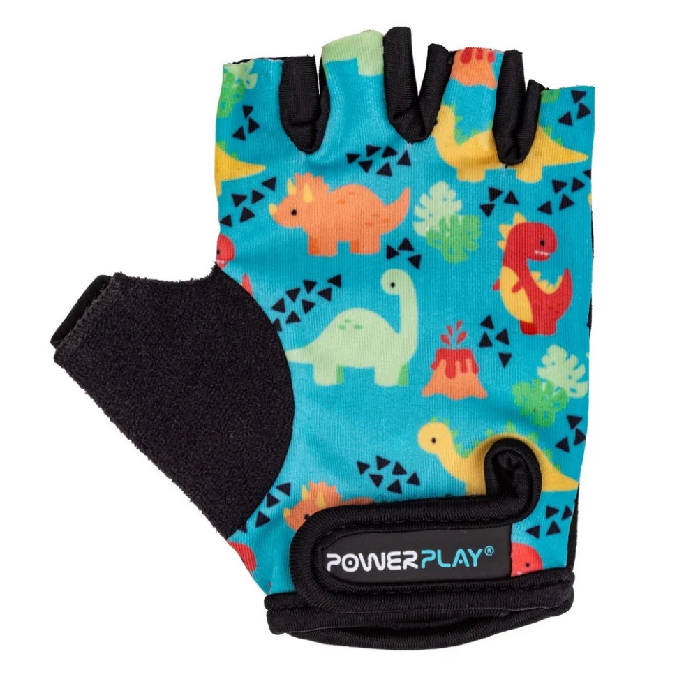 Велоперчатки дитячі PowerPlay PP_003_XS_Dino, XS