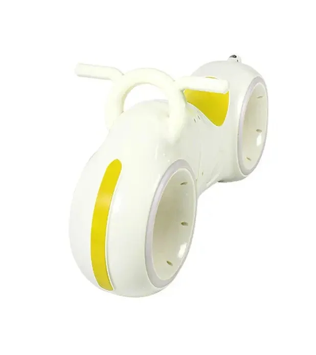 Детский толокар Трон Космо-байк Bambi HD-K06(White-Yellow) Bluetooth Бело-Желтый