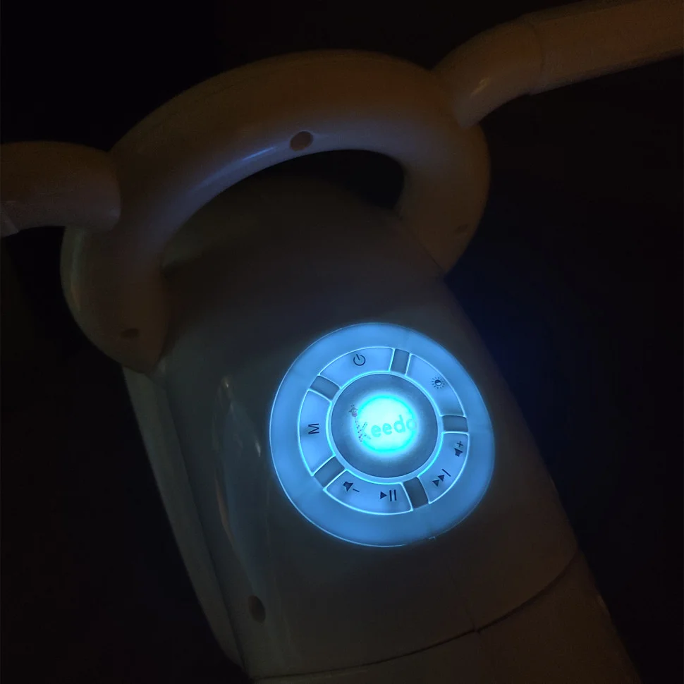 Детский толокар Трон Космо-байк Bambi HD-K06(White-Yellow) Bluetooth Бело-Желтый