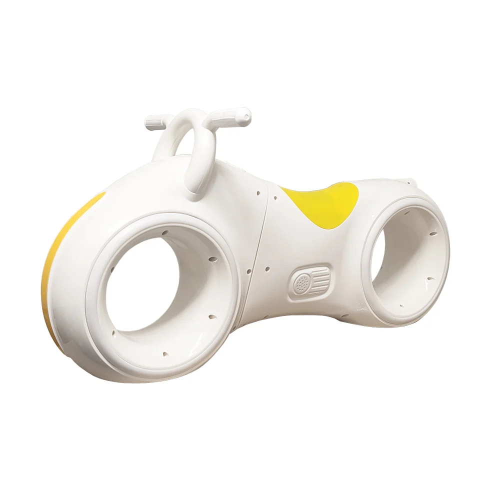 Детский толокар Трон Космо-байк Bambi HD-K06(White-Yellow) Bluetooth Бело-Желтый