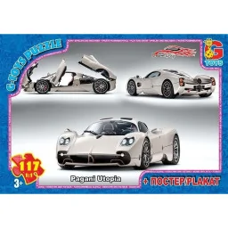 Пазл дитячий "Гараж мрії" G-Toys FW783, 117 елементів