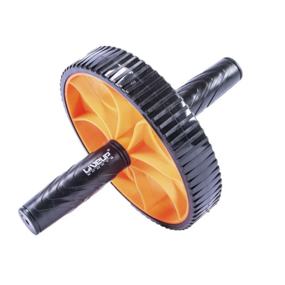 Ролик для пресу EXERCISE WHEEL LiveUp LS3372 помаранчевий