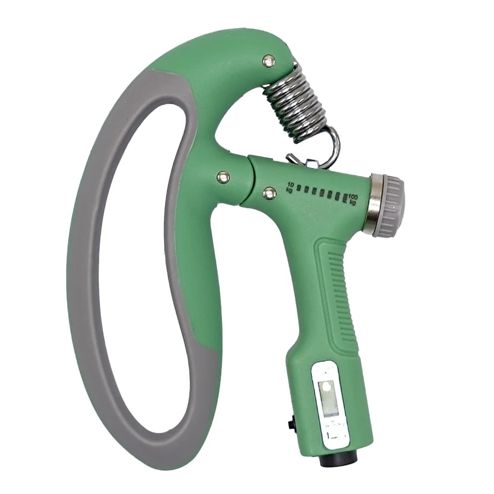 Еспандер кистьовий Bambi MS 4218(Green) регулювання навантаження 10-100 кг, електронний лічильник