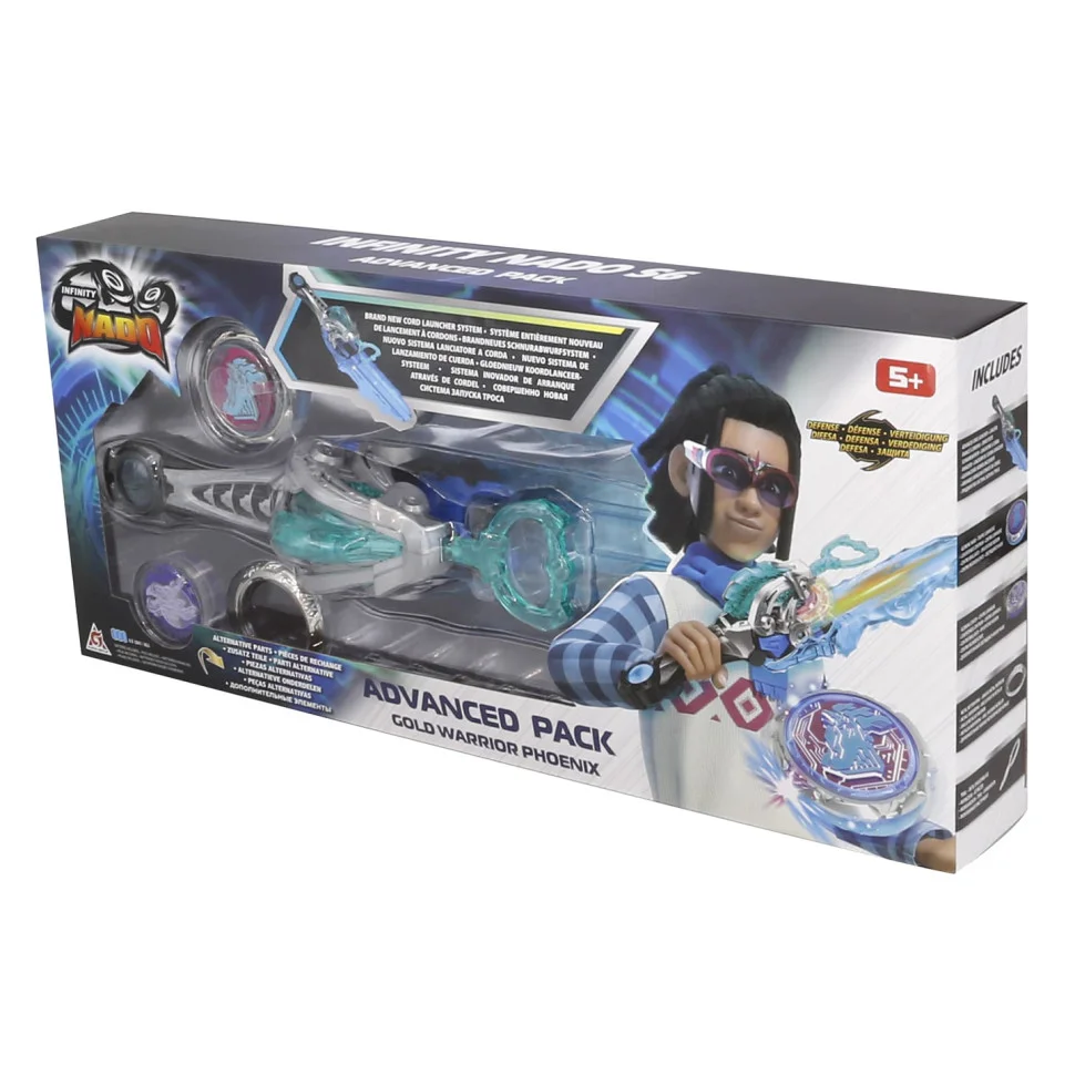 Волчок Infinity Nado EU654133 VI серия Advanced Pack Gold Warrior Phoenix Золотой Воин Феникс