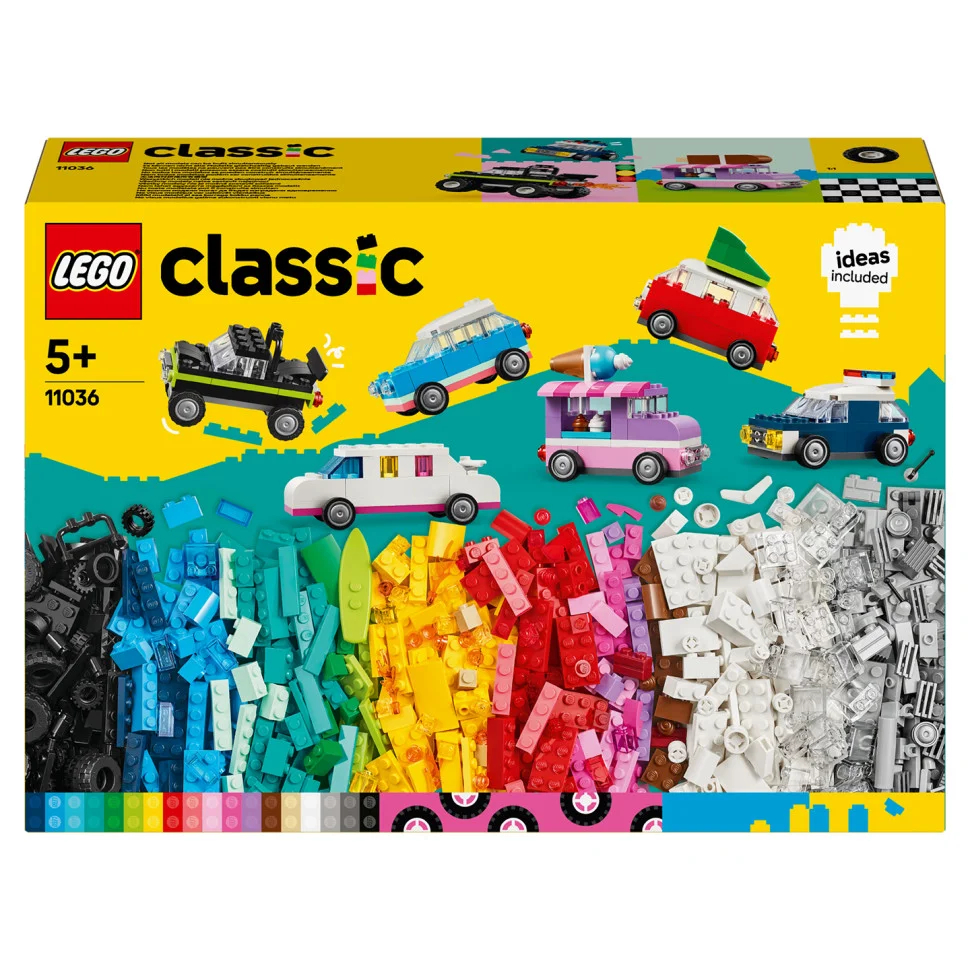 Конструктор Творчі транспортні засоби LEGO 11036, 900 деталей