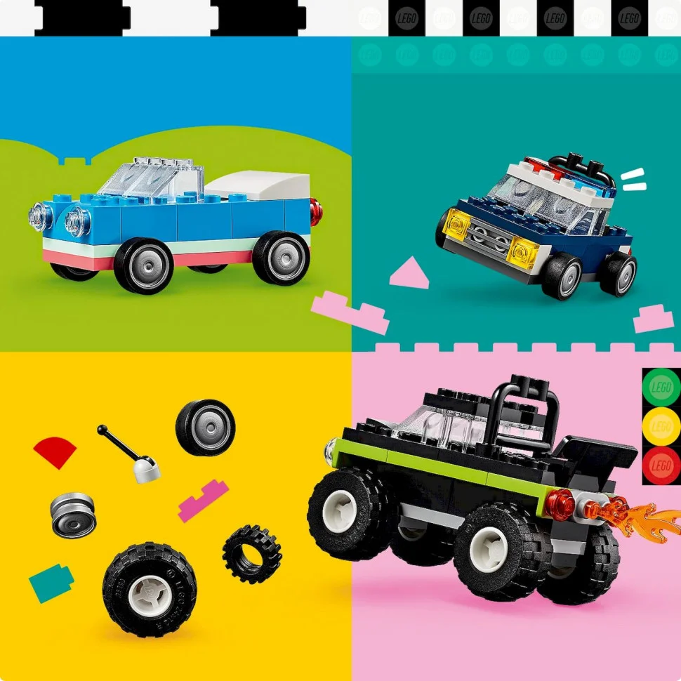 Конструктор Творчі транспортні засоби LEGO 11036, 900 деталей