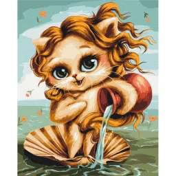 Картина по номерам "Котик Водолей" © Марианна Пащук Brushme BS53912, 40x50 см