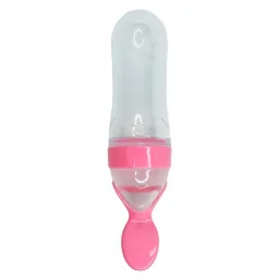 Ложка-контейнер для першого прикорму Mega Zayka MGZ-0112(Pink) 90 мл Ложка-контейнер для першого прикорму Mega Zayka MGZ-0112(Pink) 90 мл