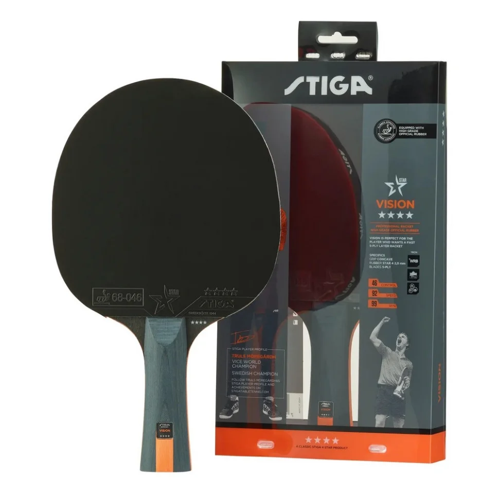 Ракетка для настольного тенниса Vision 4 Star FL Stiga 931151 (1214-3218-01)