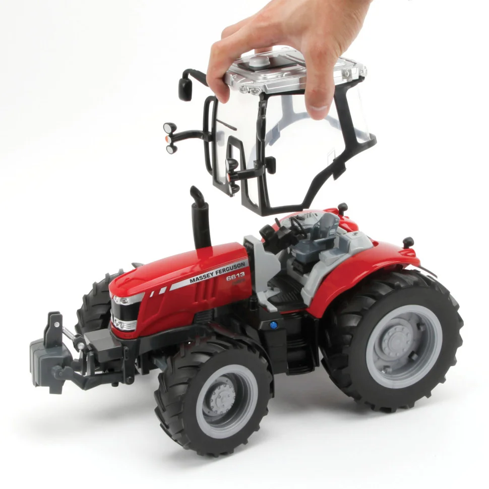 Модель Трактор Massey Ferguson Big Farm 43078B свет и звук, масштаб 1:16