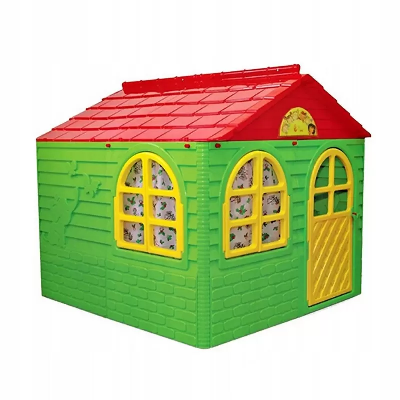 Дитячий ігровий Будиночок з шторками DOLONI TOYS 02550/3 пластик, 129х32х87 см