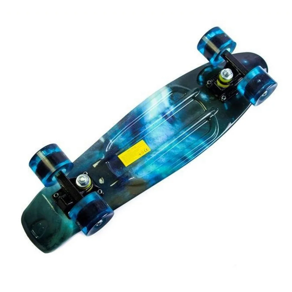 Скейт Penny Board «Galaxy» Bambi 727307608 колеса зі світлом 75 кг