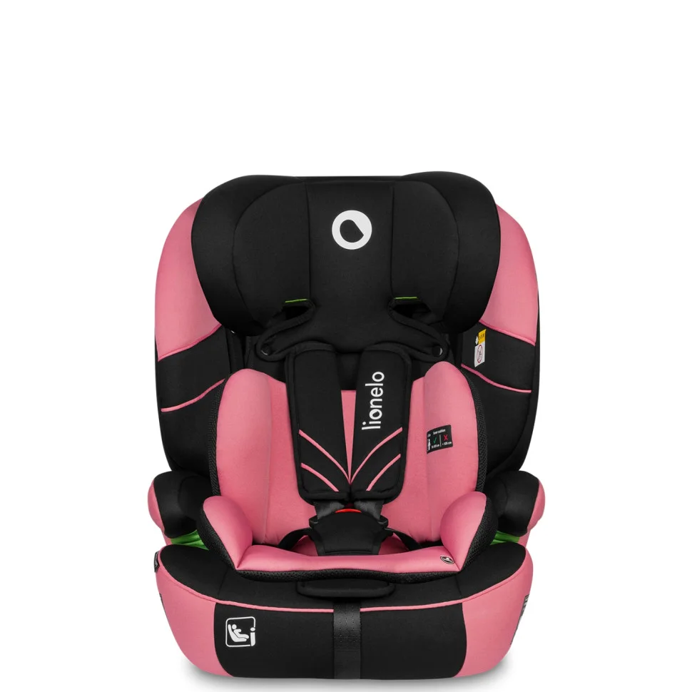 Дитяче автокрісло LEVI ONE Lionelo 77583485 I-SIZE, PINK ROSE