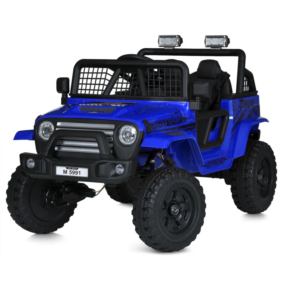 Дитячий електромобіль Джип Bambi Racer M 5991EBLR-4(24V) до 50 кг