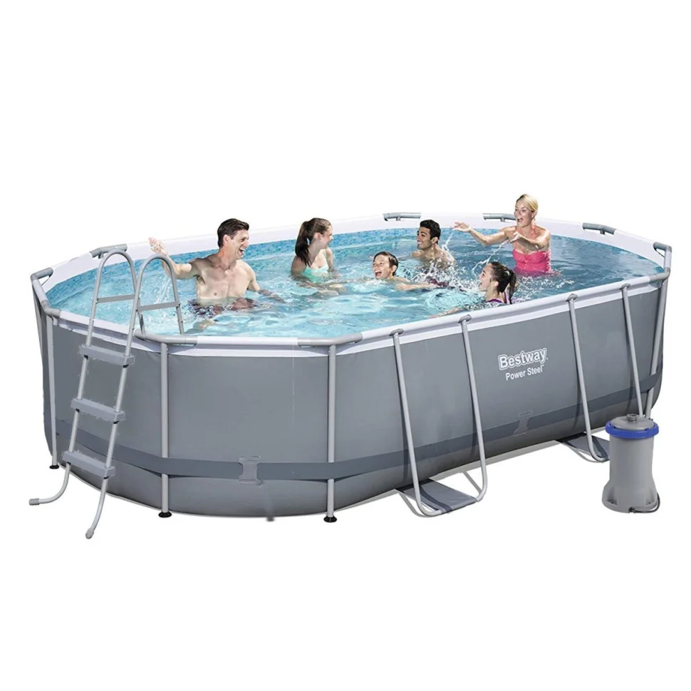 Каркасний басейн Bestway 56620, 424х250х100 см, 7250 л