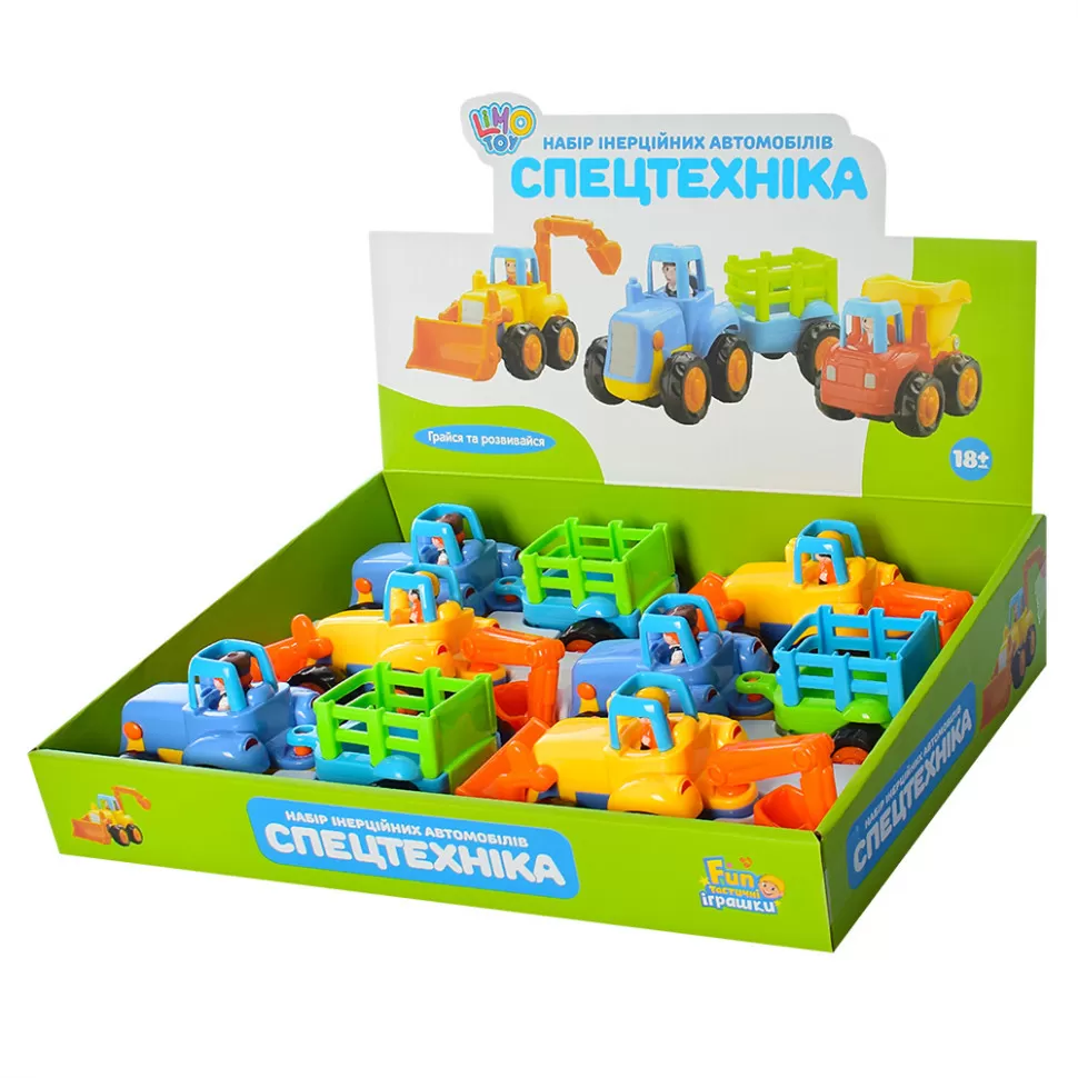 Іграшкова машинка спецтехніка Limo Toy 326AB 15 см