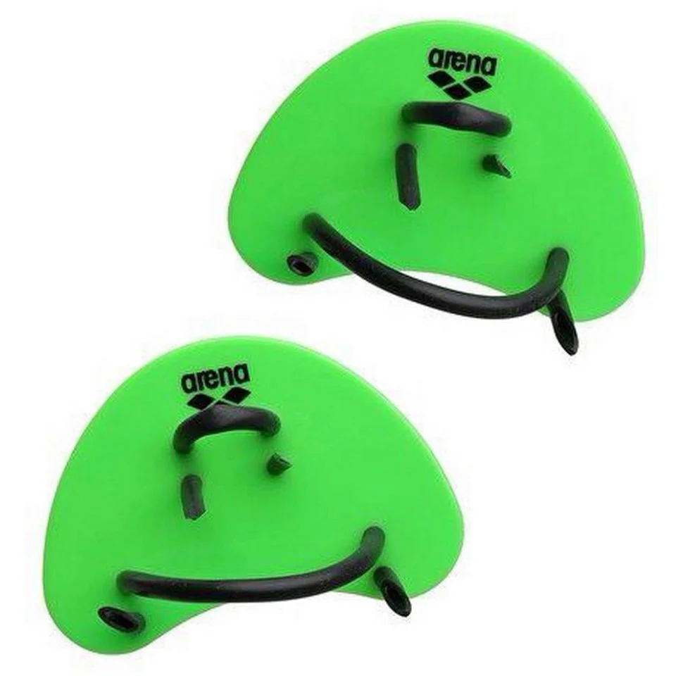 Лопатки для плавания ELITE FINGER PADDLE Arena 95251-065 зеленый, черный, OSFM