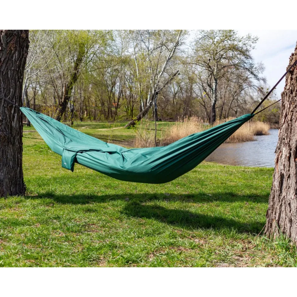 Гамак одинарний Hammock Tribe T-LE-0002-green, зелений
