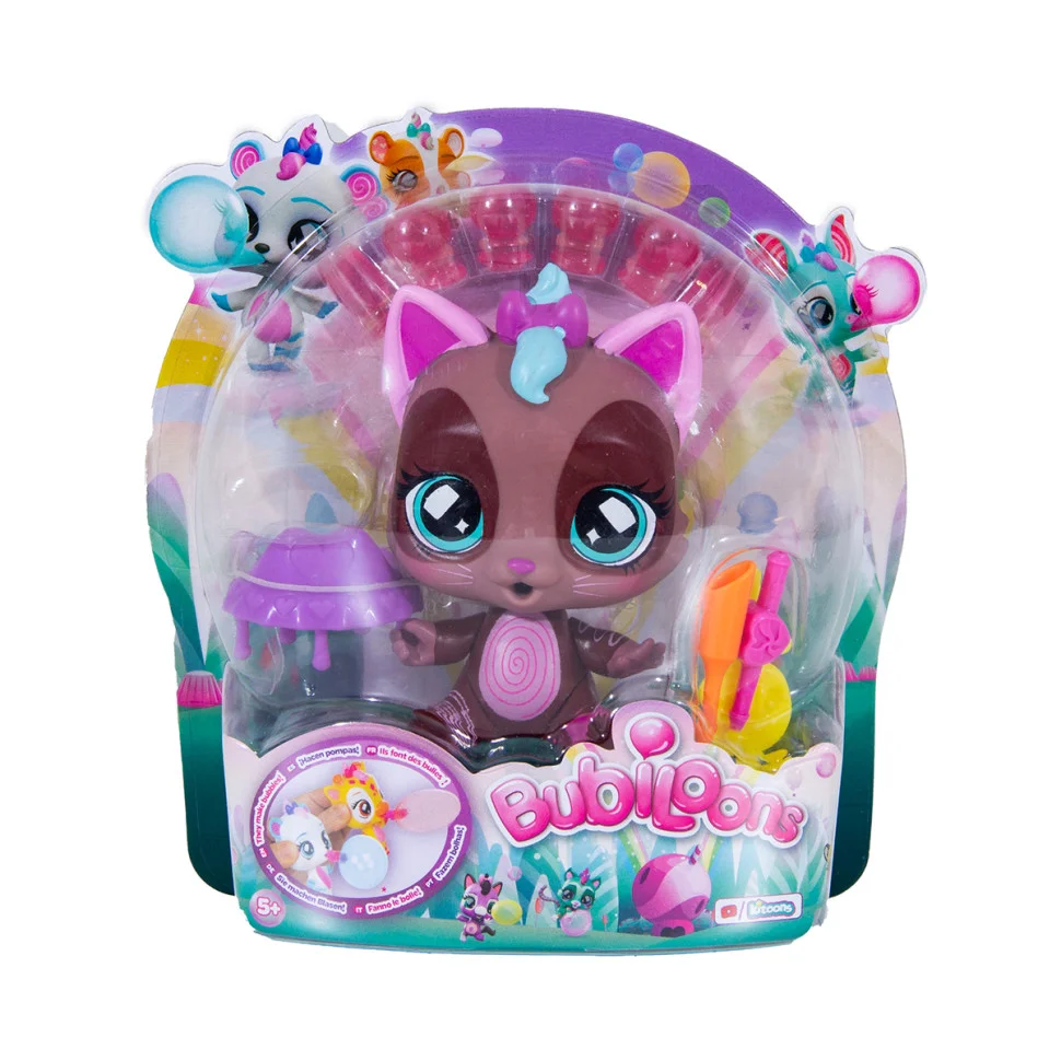 Игровой набор Котенок Кира Bubiloons W2 85596 фигурка, аксессуары, шарики