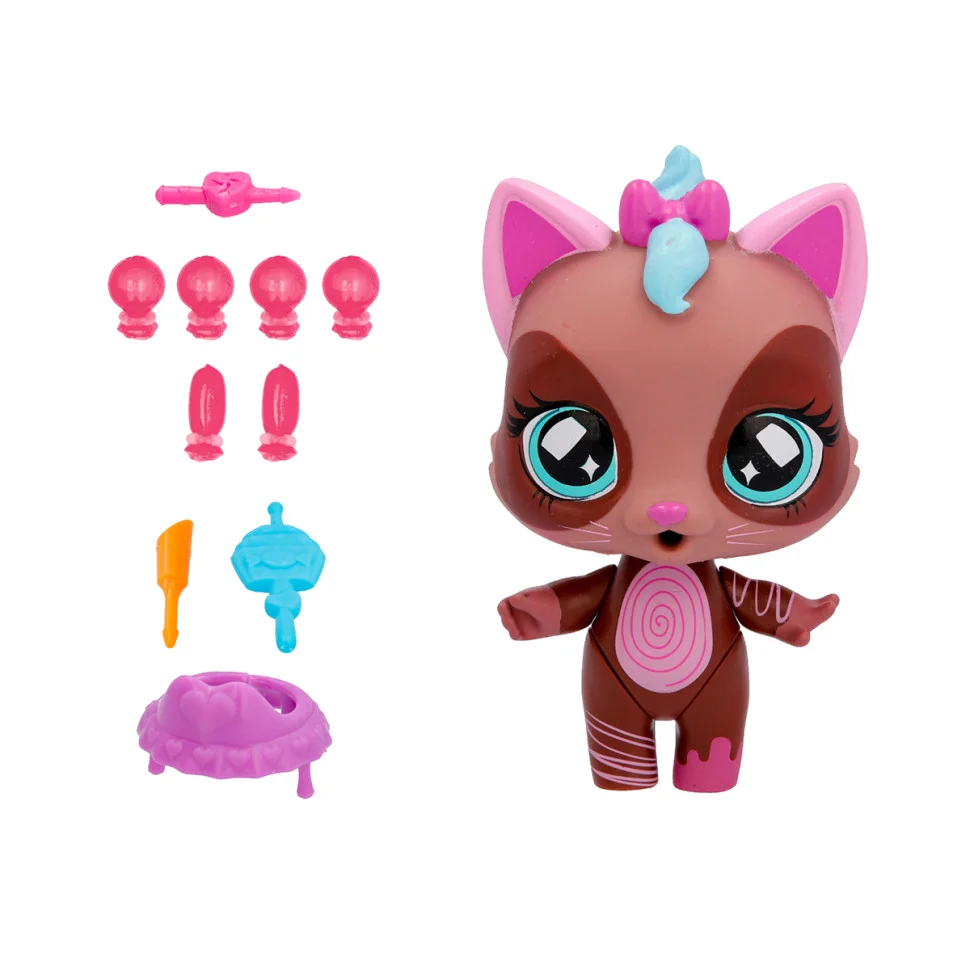 Игровой набор Котенок Кира Bubiloons W2 85596 фигурка, аксессуары, шарики