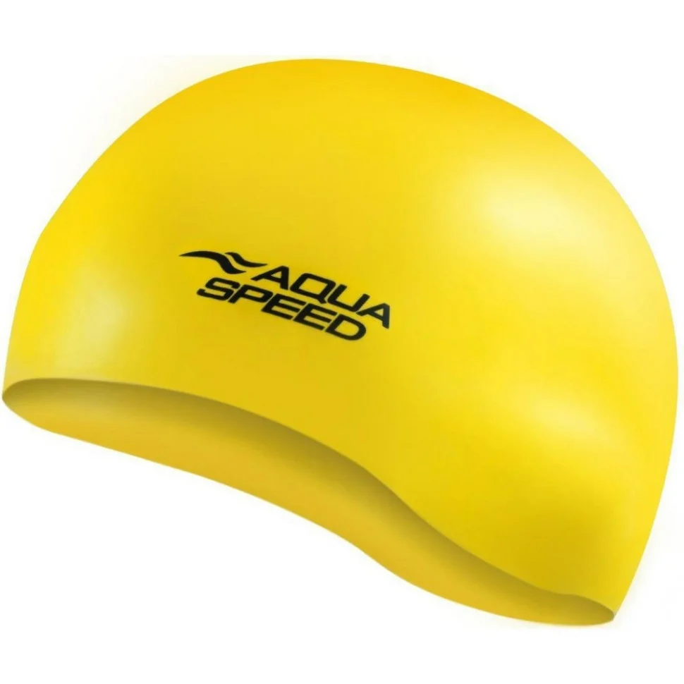 Шапка для плавания MONO 6197 Aqua Speed 111-18 желтый, OSFM