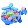 Детский музыкальный вертолет A-Toys QF05-1 прозрачный корпус
