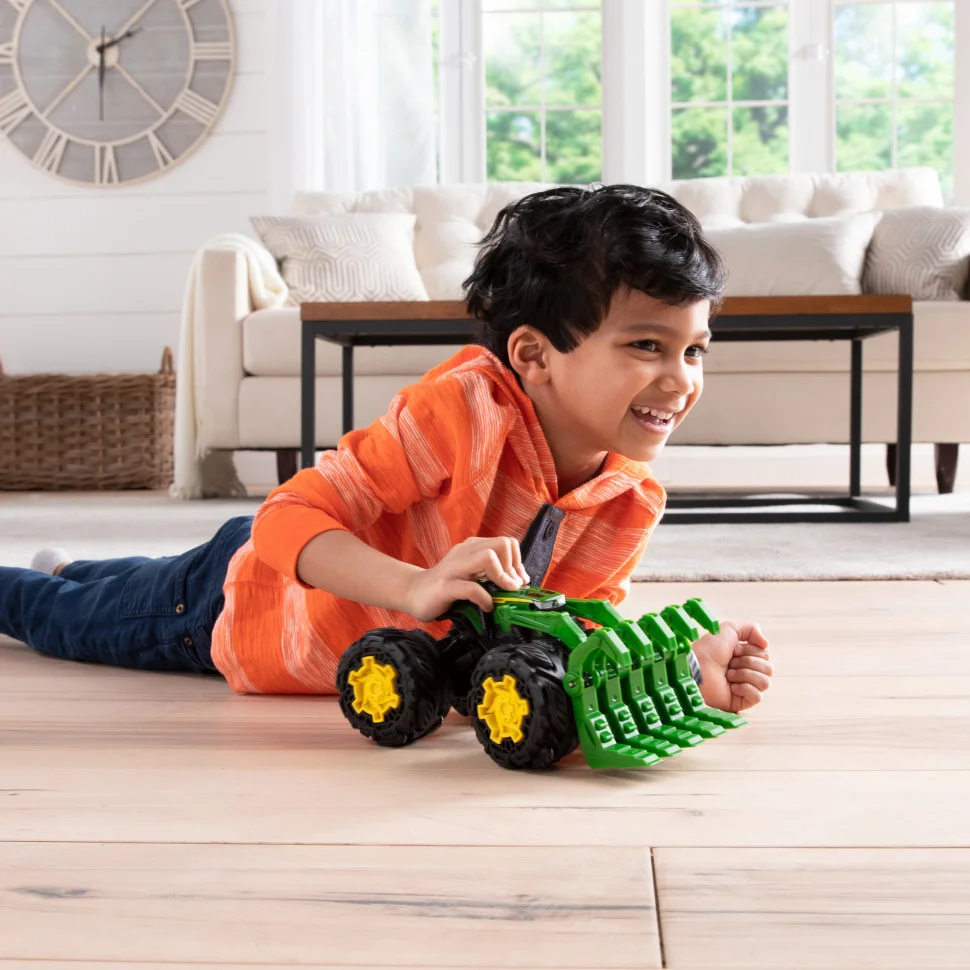 Іграшковий трактор John Deere Kids 47327 Monster Treads з ковшем і великими колесами