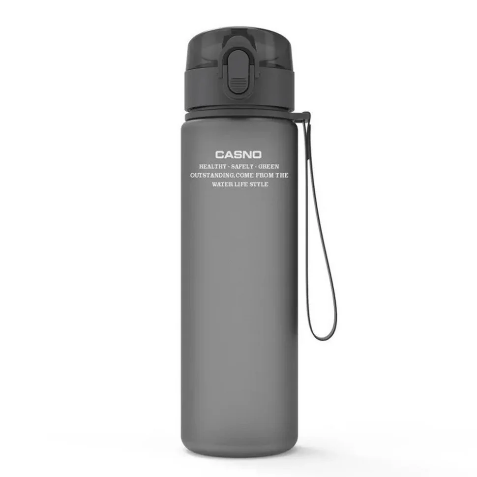 Бутылка для воды KXN-1183 Casno KXN-1183_Grey 850 мл, серая
