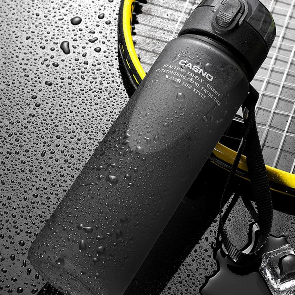 Бутылка для воды KXN-1183 Casno KXN-1183_Grey 850 мл, серая