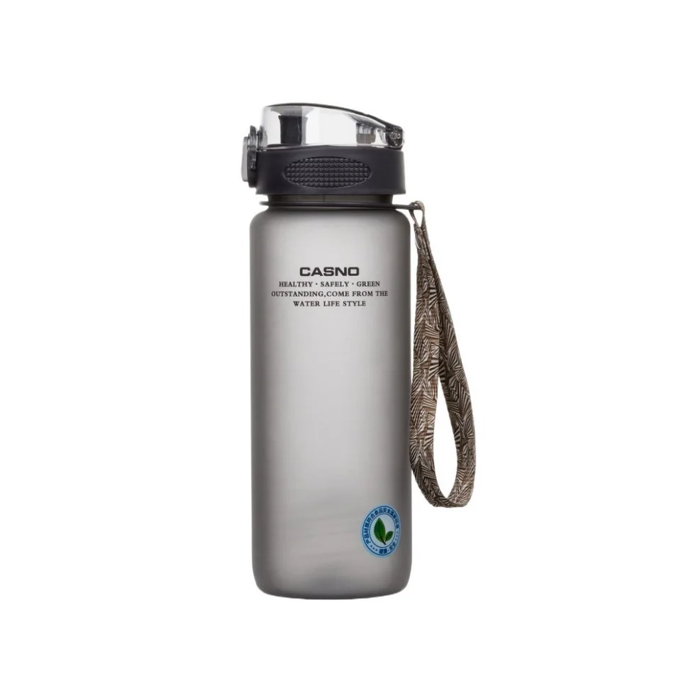 Бутылка для воды KXN-1183 Casno KXN-1183_Grey 850 мл, серая