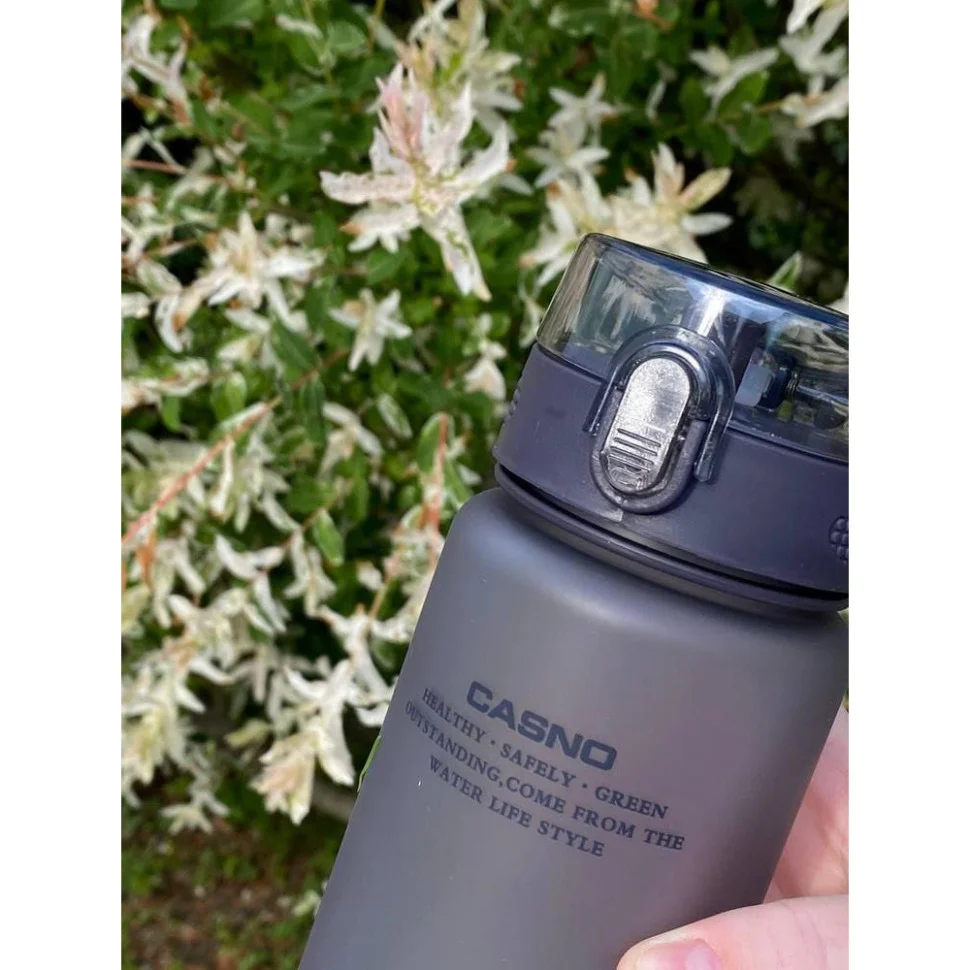 Бутылка для воды KXN-1183 Casno KXN-1183_Grey 850 мл, серая